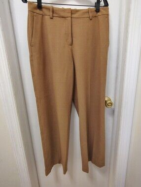 Women's Classic Straight-Leg Dress Pants - Tan